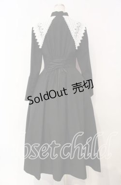 画像5: Sheglit / "Sophia"レースワンピース Ｍ ブラック×ホワイト O-25-12-04-073-EL-OP-IG-OS