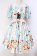 Royal Princess Alice / 関西モデルズ＆城咲ロンドン コラボTeddy Bears Dinerワンピース  サックス O-25-12-04-074-LO-OP-IG-OS