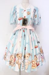 Royal Princess Alice / 関西モデルズ＆城咲ロンドン コラボTeddy Bears Dinerワンピース  サックス O-25-12-04-074-LO-OP-IG-OS