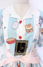 画像2: Royal Princess Alice / 関西モデルズ＆城咲ロンドン コラボTeddy Bears Dinerワンピース  サックス O-25-12-04-074-LO-OP-IG-OS (2)