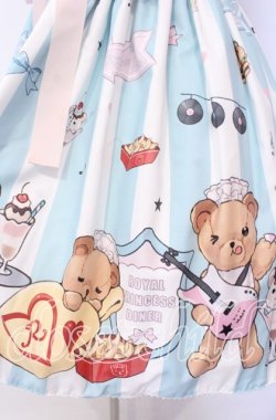 画像4: Royal Princess Alice / 関西モデルズ＆城咲ロンドン コラボTeddy Bears Dinerワンピース  サックス O-25-12-04-074-LO-OP-IG-OS