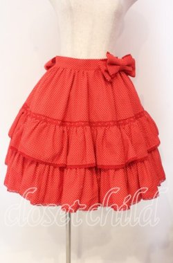 画像1: Angelic Pretty / ドットティアードスカート  アカ O-25-12-04-075-AP-OP-OW-OS