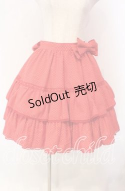 画像1: Angelic Pretty / ドットティアードスカート  アカ O-25-12-04-075-AP-OP-OW-OS