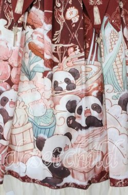 画像4: PINK-UP【海外ロリィタ】 / PINK UP 五谷 登ワンピース 2 オフ×オレンジ系 O-25-12-04-077-LO-OP-IG-OS