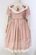 Sing A Lullaby For You【海外ロリィタ】 / くまさん刺繍ワンピース  ピンク O-25-12-04-078-LO-OP-IG-OS
