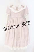 Sing A Lullaby For You【海外ロリィタ】 / くまさん刺繍ワンピース  ピンク O-25-12-04-078-LO-OP-IG-OS