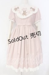 Sing A Lullaby For You【海外ロリィタ】 / くまさん刺繍ワンピース  ピンク O-25-12-04-078-LO-OP-IG-OS