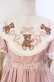 画像2: Sing A Lullaby For You【海外ロリィタ】 / くまさん刺繍ワンピース  ピンク O-25-12-04-078-LO-OP-IG-OS (2)