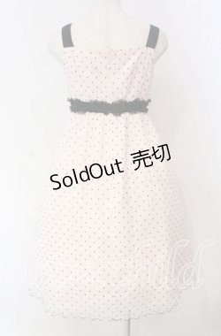 画像4: Emily Temple cute / フロッキードットチュールジャンパースカート  ピンク×クロ O-25-12-04-079-ET-OP-IG-OS