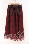 axes femme / メロディチュールスカート M ワイン O-25-12-04-010-AX-SK-YM-OS