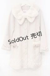 LIZ LISA / 衿リボンファーコート 0 ピンク O-25-12-04-083-LO-CO-OW-OS