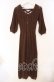 画像1: An MILLE / ニットワンピース  ブラウン O-25-12-04-085-EL-OP-OW-OS (1)