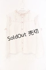 LIZ LISA / ハートチュールくりぬきカットトップス 0 シロ×ピンク O-25-12-04-086-LO-TO-OW-OS