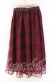 画像3: axes femme / メロディチュールスカート M ワイン O-25-12-04-010-AX-SK-YM-OS (3)