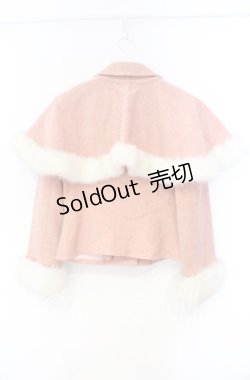 画像3: MILK / ミックスウールケープ付きショートコート  ピンク系 O-25-12-04-087-ML-JA-OW-OS