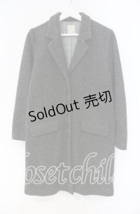 FA（Fi.n.t） / くるみボタンチェスターコート F グレー O-25-12-04-014-LO-CO-OW-OS