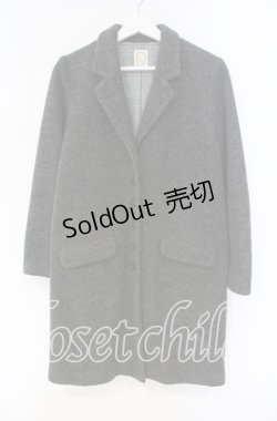 画像1: FA（Fi.n.t） / くるみボタンチェスターコート F グレー O-25-12-04-014-LO-CO-OW-OS