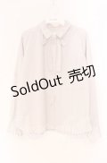 Fi.n.t / 細リボンタイ付きシャツ F オフホワイト（グレー寄り） O-25-12-04-015-CA-BL-OW-OS