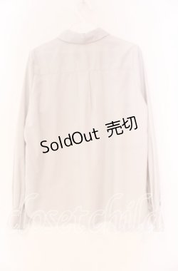 画像2: Fi.n.t / 細リボンタイ付きシャツ F オフホワイト（グレー寄り） O-25-12-04-015-CA-BL-OW-OS