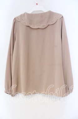 画像3: Fi.n.t / ヒートカット襟ブラウス F ベージュ O-25-12-04-016-CA-BL-OW-OS