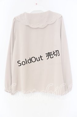 画像3: Fi.n.t / ヒートカット襟ブラウス F ベージュ O-25-12-04-016-CA-BL-OW-OS