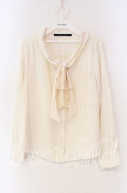 画像1: an another angelus / ラッフルボウタイブラウス F アイボリー O-25-12-04-021-CA-BL-OW-OS