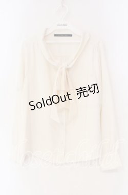 画像1: an another angelus / ラッフルボウタイブラウス F アイボリー O-25-12-04-021-CA-BL-OW-OS