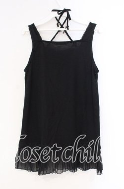 画像3: axes femme / ガーデンホルタータンクトップ M クロ O-25-12-04-002-AX-TO-OW-OS