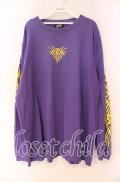 KRY CLOTHING / 「AKM」ルーズシルエットロングスリーブT XXL パープル O-25-12-04-024-EL-TO-OW-OS
