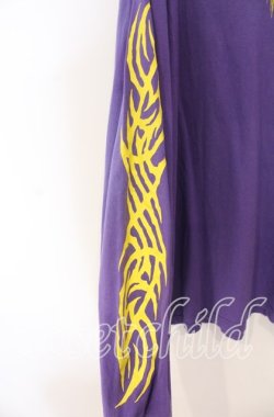 画像2: KRY CLOTHING / 「AKM」ルーズシルエットロングスリーブT XXL パープル O-25-12-04-024-EL-TO-OW-OS