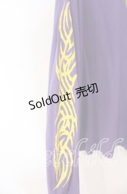 画像2: KRY CLOTHING / 「AKM」ルーズシルエットロングスリーブT XXL パープル O-25-12-04-024-EL-TO-OW-OS