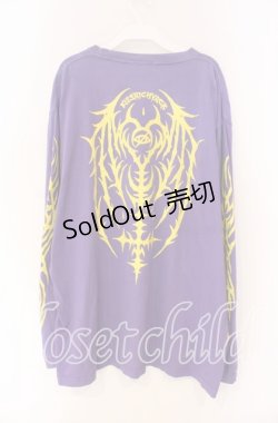 画像3: KRY CLOTHING / 「AKM」ルーズシルエットロングスリーブT XXL パープル O-25-12-04-024-EL-TO-OW-OS