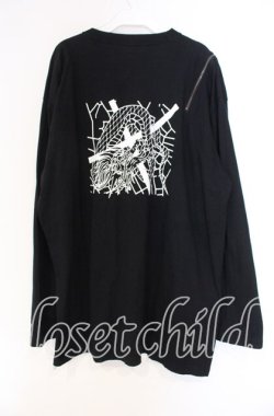 画像2: Desoro works / ロゴptショルダーZIPカットソー  ブラック O-25-12-04-025-PU-TO-OW-OS