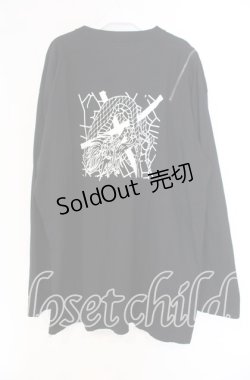 画像2: Desoro works / ロゴptショルダーZIPカットソー  ブラック O-25-12-04-025-PU-TO-OW-OS