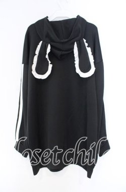 画像4: Jamie エーエヌケー / うさちゃんジャージ M クロ×シロ O-25-12-04-026-LO-TO-OW-OS