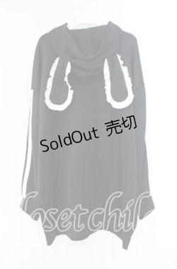 画像4: Jamie エーエヌケー / うさちゃんジャージ M クロ×シロ O-25-12-04-026-LO-TO-OW-OS