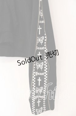 画像2: Jamie エーエヌケー / ロゴラインショートパーカー M クロ O-25-12-04-027-LO-TO-OW-OS