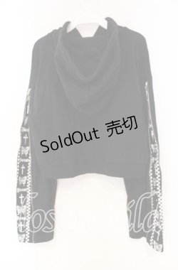 画像3: Jamie エーエヌケー / ロゴラインショートパーカー M クロ O-25-12-04-027-LO-TO-OW-OS