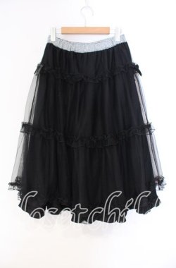 画像3: m petit by misako / NINA'Sギャザースカート L クロ O-25-12-04-031-LO-SK-OW-OS