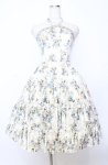 画像1: Victorian maiden / ロココブーケブリジットワンピース  ロココブルー O-25-12-05-003-CL-OP-OW-OS (1)