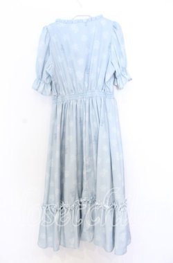 画像3: m petit by misako / NINA'S 花柄スクエアネックワンピース Ｍ サックス O-25-12-05-023-LO-OP-IG-OS