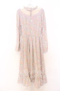 Kurumi Collaboration / KRハナジゴスリーブワンピース LL ラベンダー O-25-12-05-025-LO-OP-IG-OS