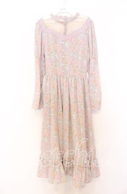 画像1: Kurumi Collaboration / KRハナジゴスリーブワンピース LL ラベンダー O-25-12-05-025-LO-OP-IG-OS