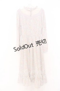 画像1: Kurumi Collaboration / KRハナジゴスリーブワンピース LL ラベンダー O-25-12-05-025-LO-OP-IG-OS