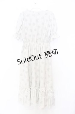 画像3: m petit by misako / NINA'S 花柄スクエアネックワンピース Ｍ ベージュ O-25-12-05-026-LO-OP-IG-ZT027