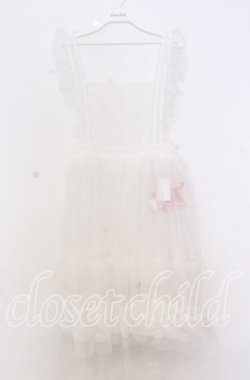 画像1: Virally / TT*HOSレースエプロン Ｍ シロ O-25-12-05-027-LO-OP-IG-OS