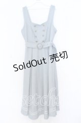 Kurumi Collaboration / マリンアカデミアジャンパースカート Ｌ サックス O-25-12-05-028-LO-OP-IG-OS