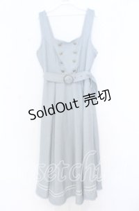 Kurumi Collaboration / マリンアカデミアジャンパースカート Ｌ サックス O-25-12-05-028-LO-OP-IG-OS