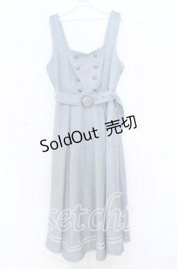 画像1: Kurumi Collaboration / マリンアカデミアジャンパースカート Ｌ サックス O-25-12-05-028-LO-OP-IG-OS