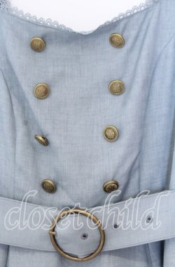 画像2: Kurumi Collaboration / マリンアカデミアジャンパースカート Ｌ サックス O-25-12-05-028-LO-OP-IG-OS